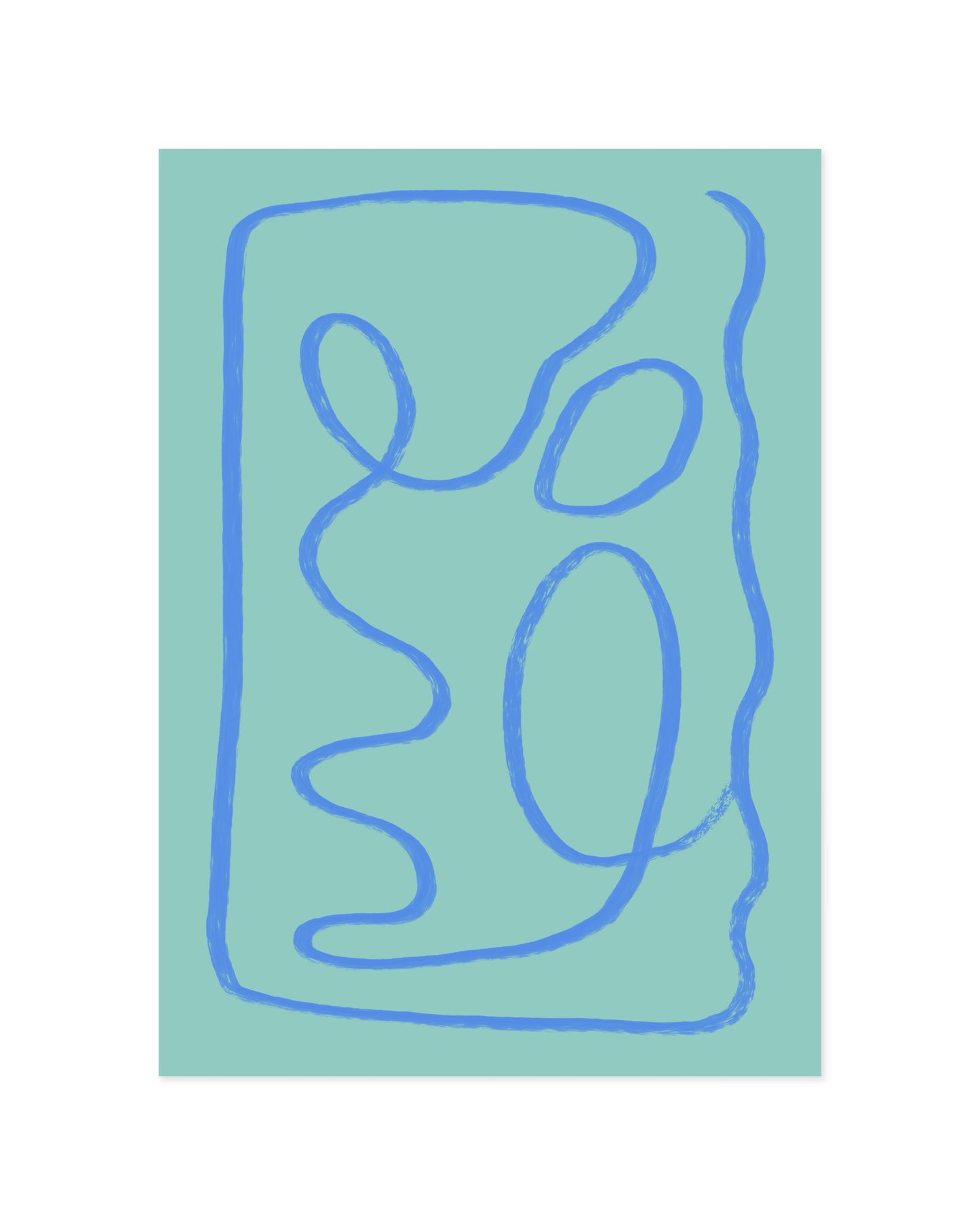 Minimal abstract printable wall art