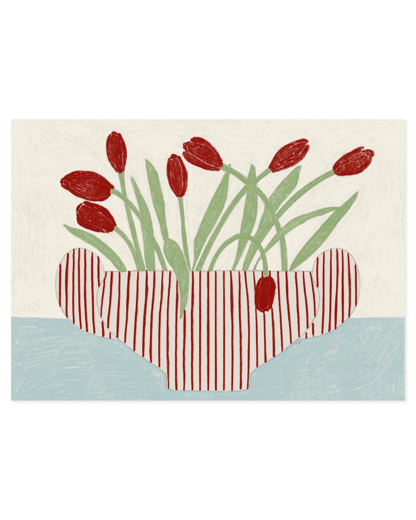 Botanical Tulip Printable Wall Art | Digital Download printable wall art by Paperhus