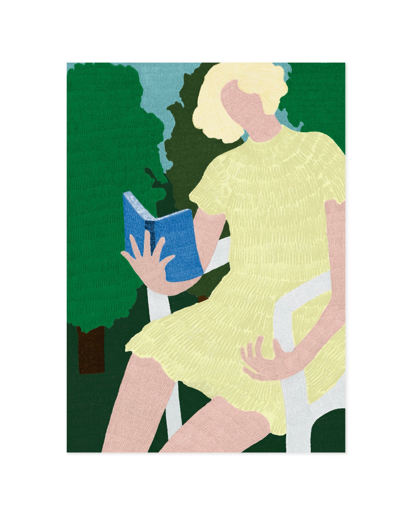 Reading Nook. Figurative printable wall art by Paperhus