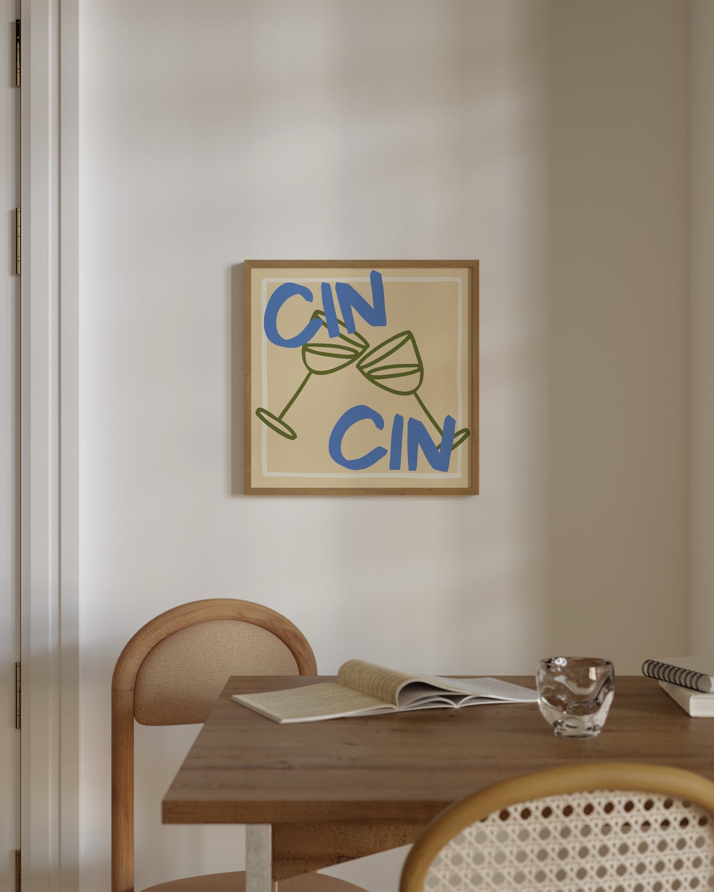 Cin Cin Print | Kitchen Wall Art