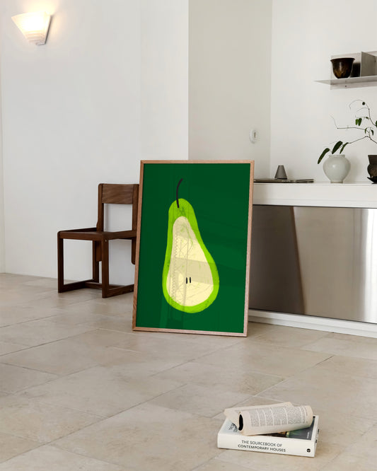 Pear Printable Wall Art | Digital Download printable wall art by Paperhus