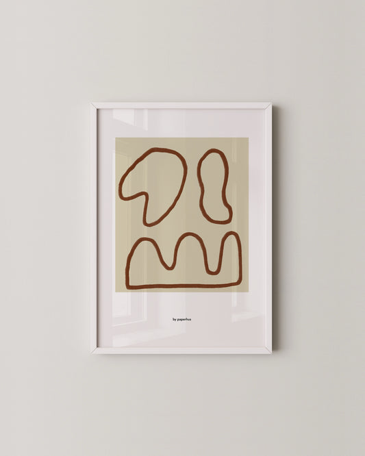 Neutral Shapes Print