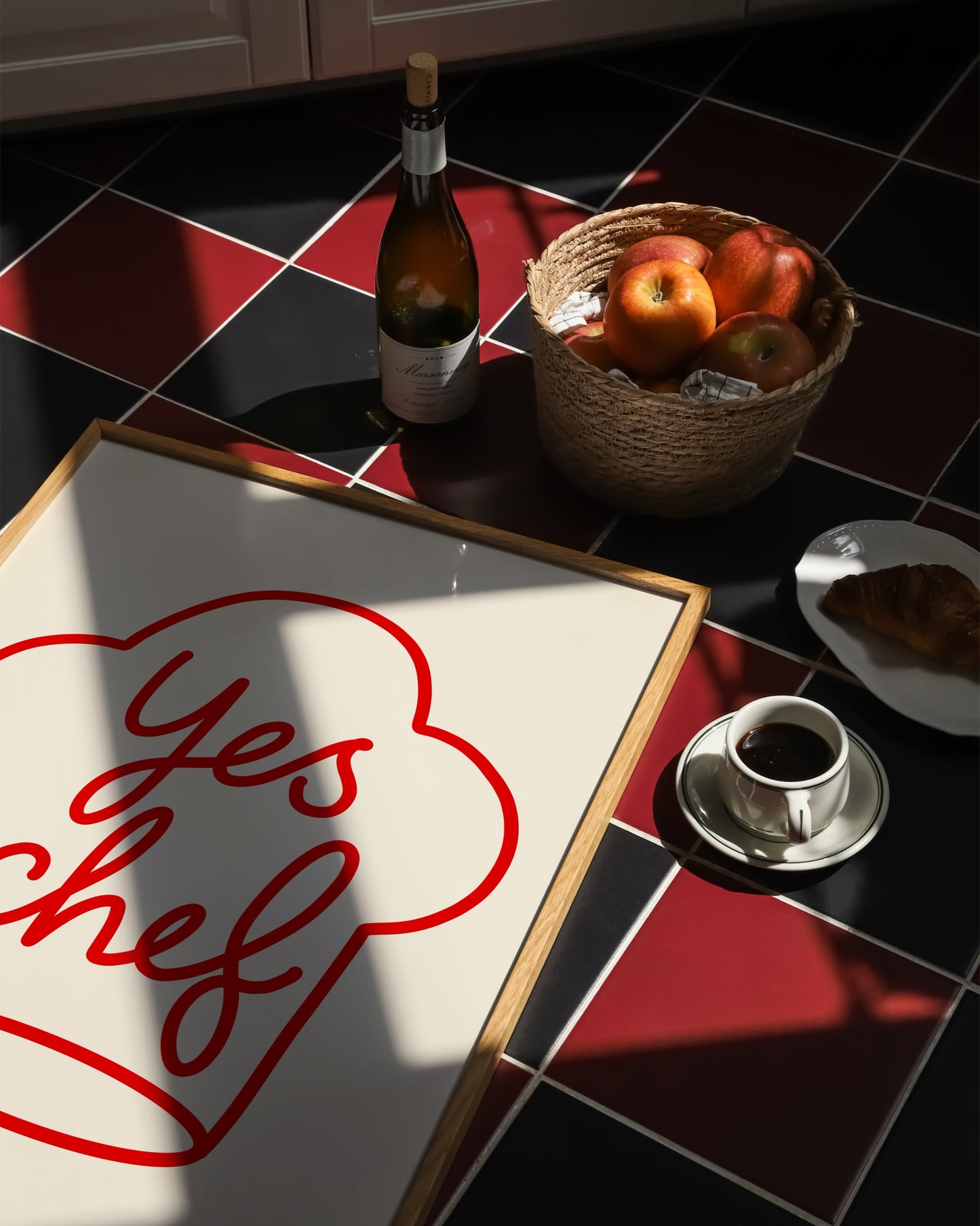 Yes Chef Print- Wall Art -Paperhus- Printable wall art - Instant downloads - DIY home decor -Paperhus