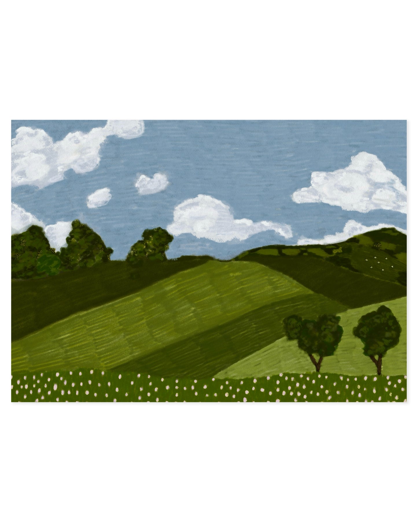 Landscape Printable Wall Art | Digital Download printable wall art by Paperhus