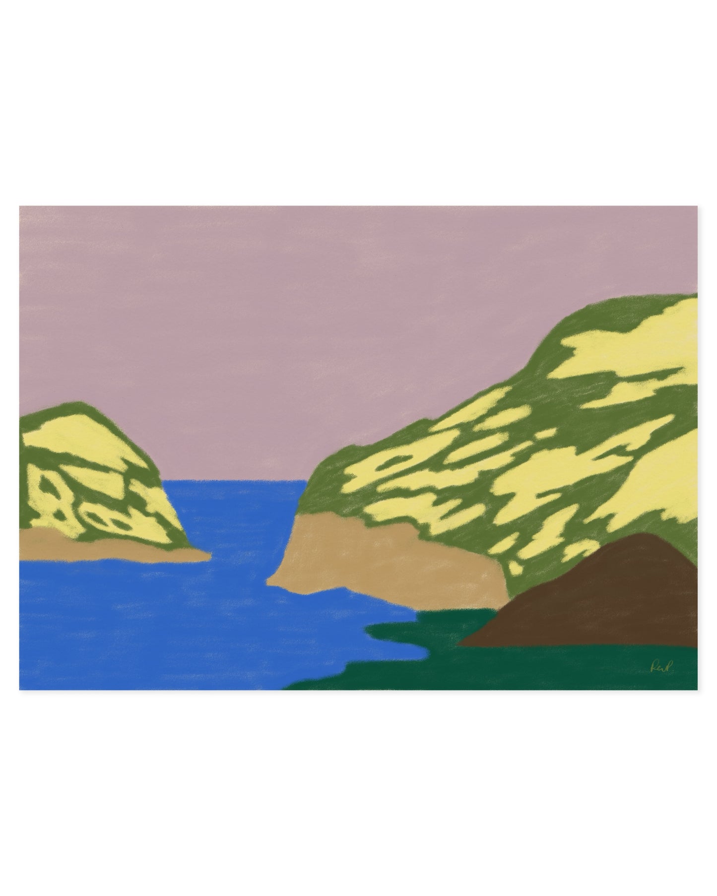 Soft Seasons. Green Cliffs