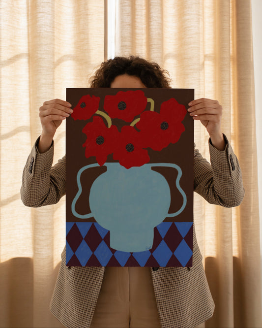 Soft Seasons. Poppies Print