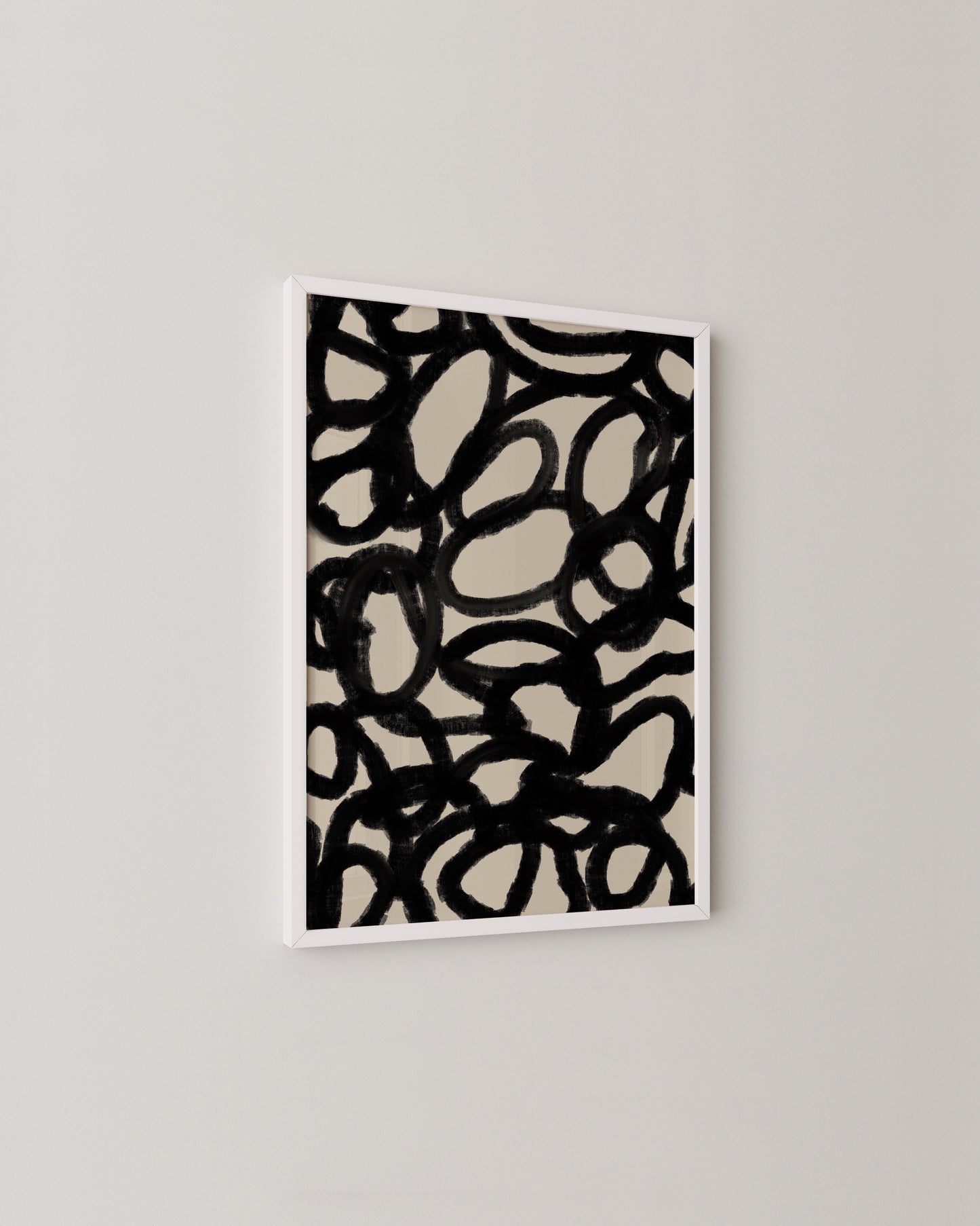 Black Scribble Print- Wall Art -Paperhus- Printable wall art - Instant downloads - DIY home decor -Paperhus