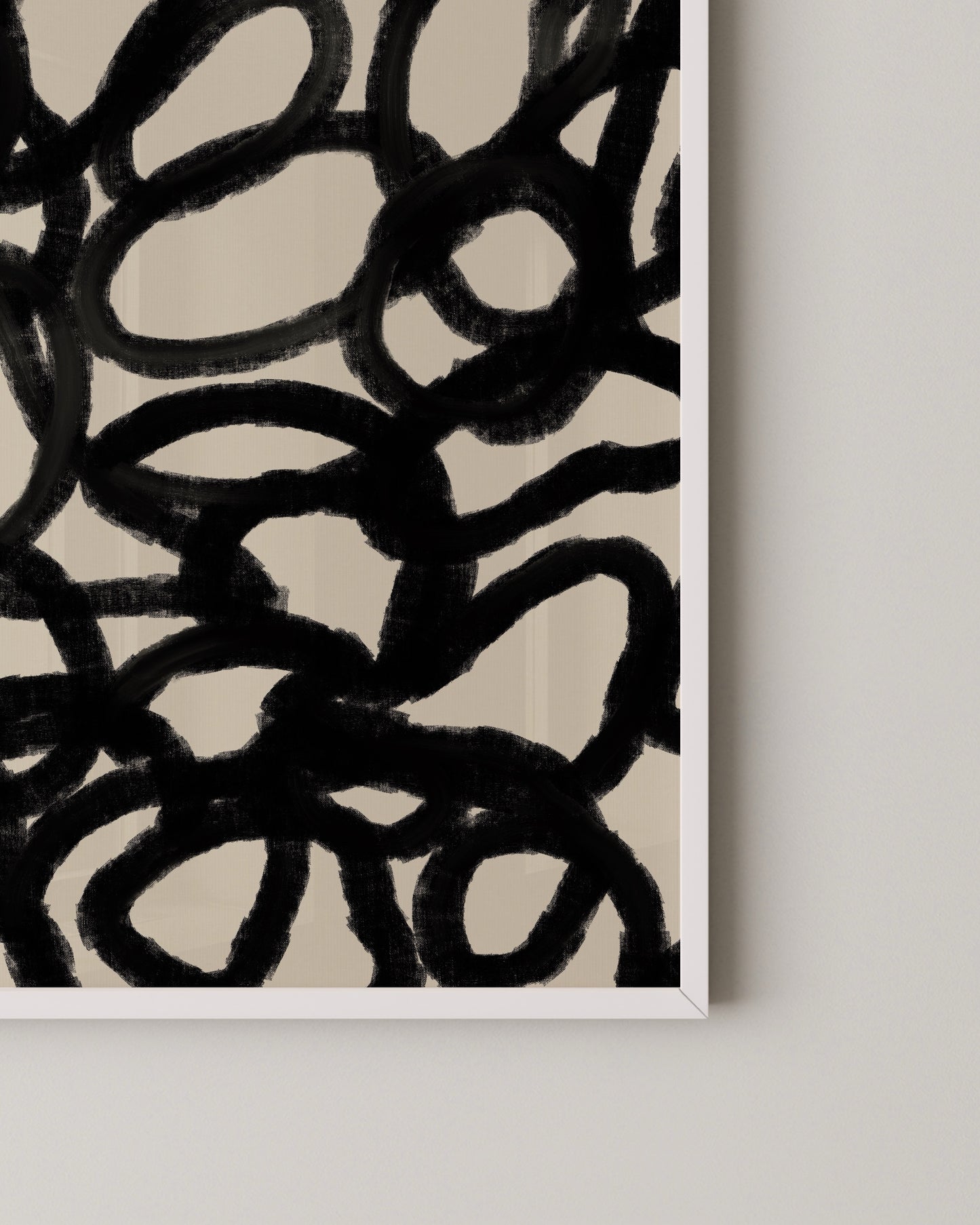 Black Scribble Print- Wall Art -Paperhus- Printable wall art - Instant downloads - DIY home decor -Paperhus