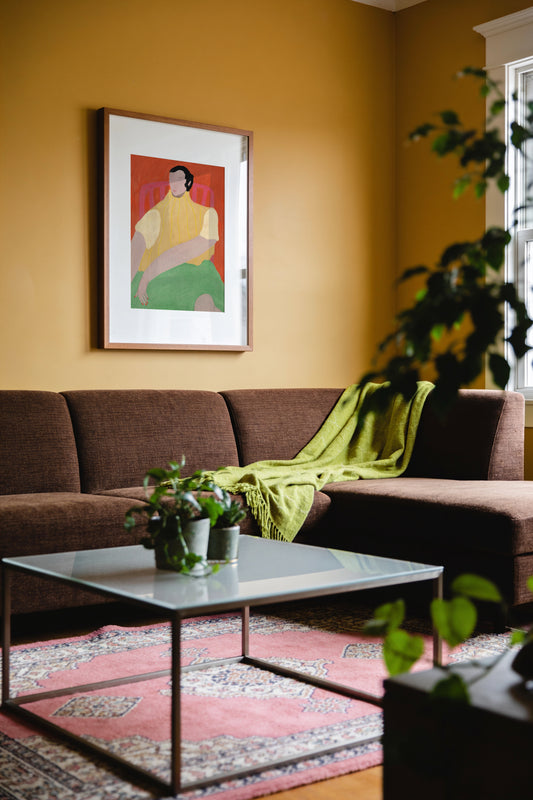 Seated Woman Print