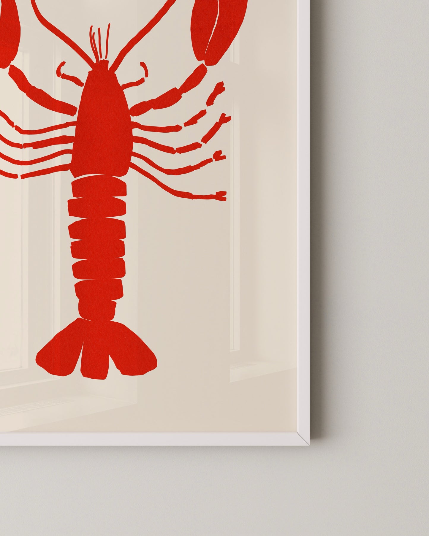Red Lobster Print- Wall Art -Paperhus- Printable wall art - Instant downloads - DIY home decor -Paperhus