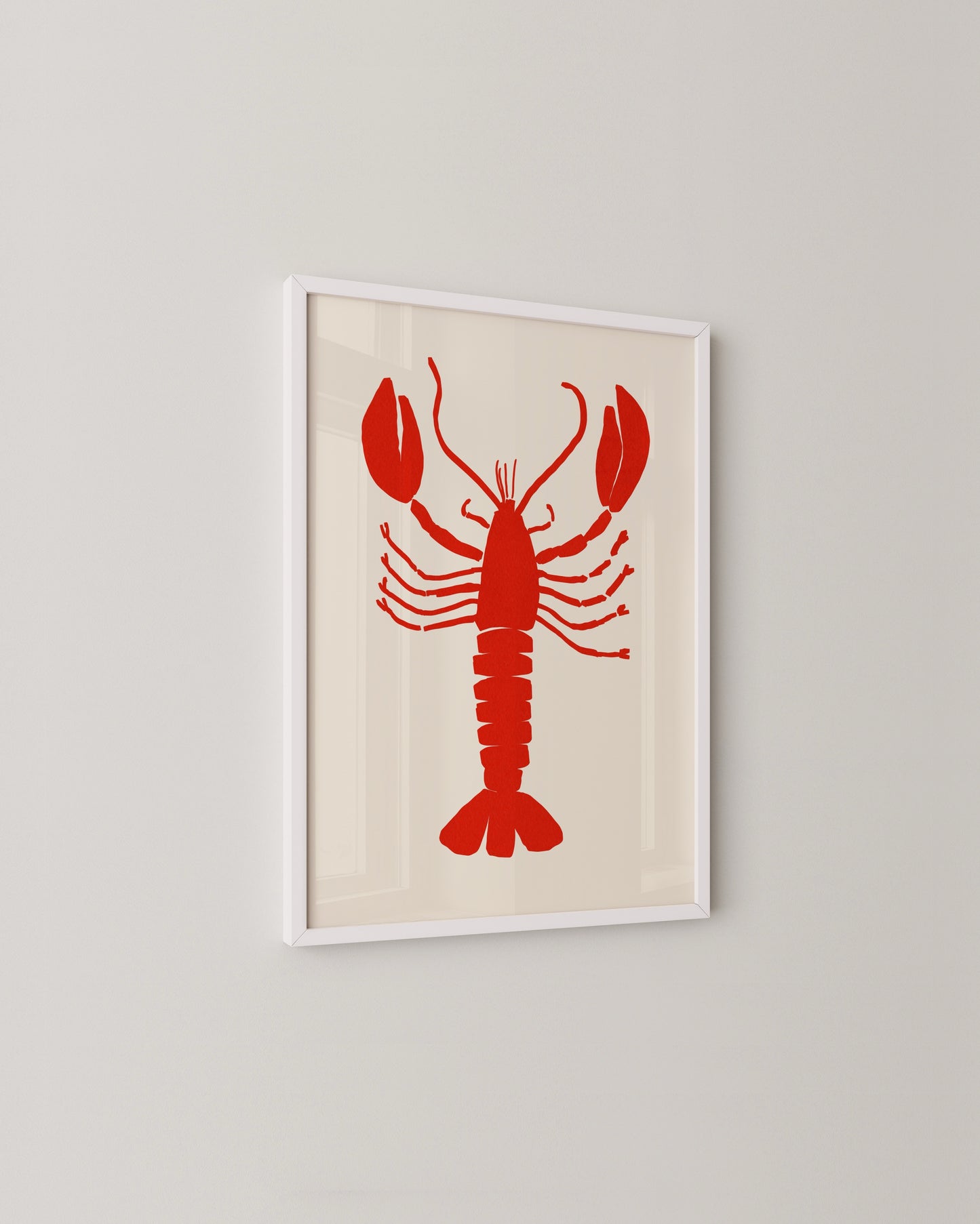 Red Lobster Print- Wall Art -Paperhus- Printable wall art - Instant downloads - DIY home decor -Paperhus