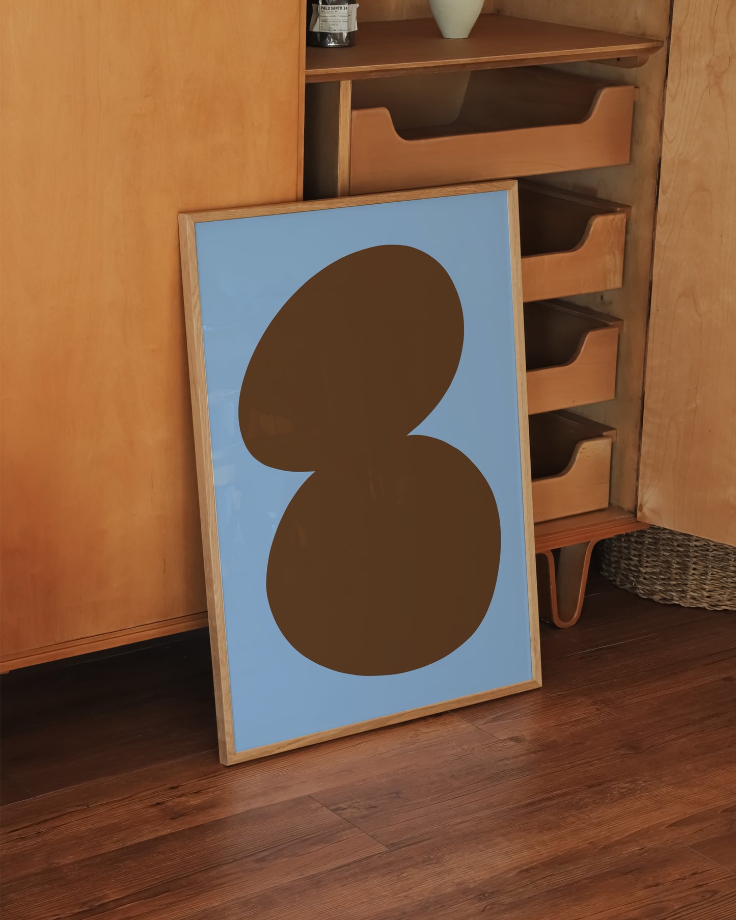 Brown Form Print- Wall Art -Paperhus- Printable wall art - Instant downloads - DIY home decor -Paperhus