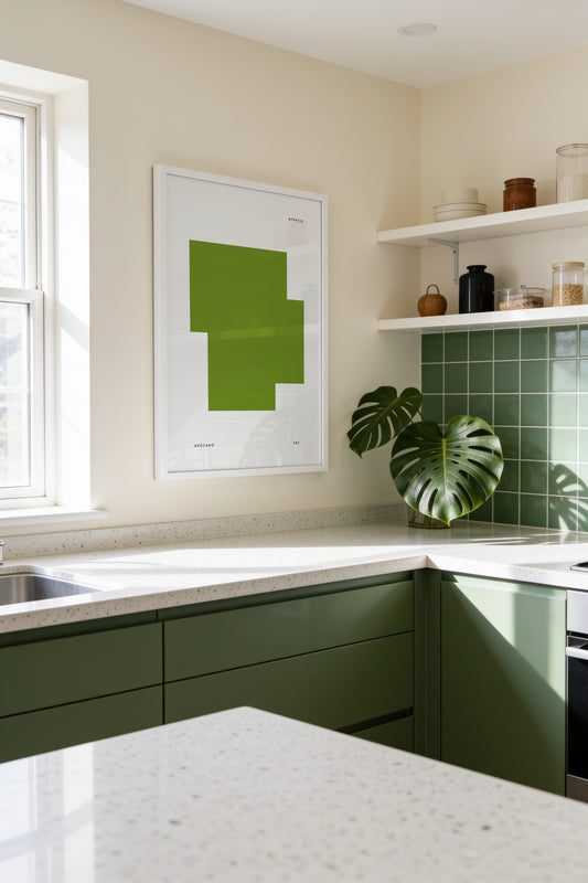 Colour Palette. Avocado Print