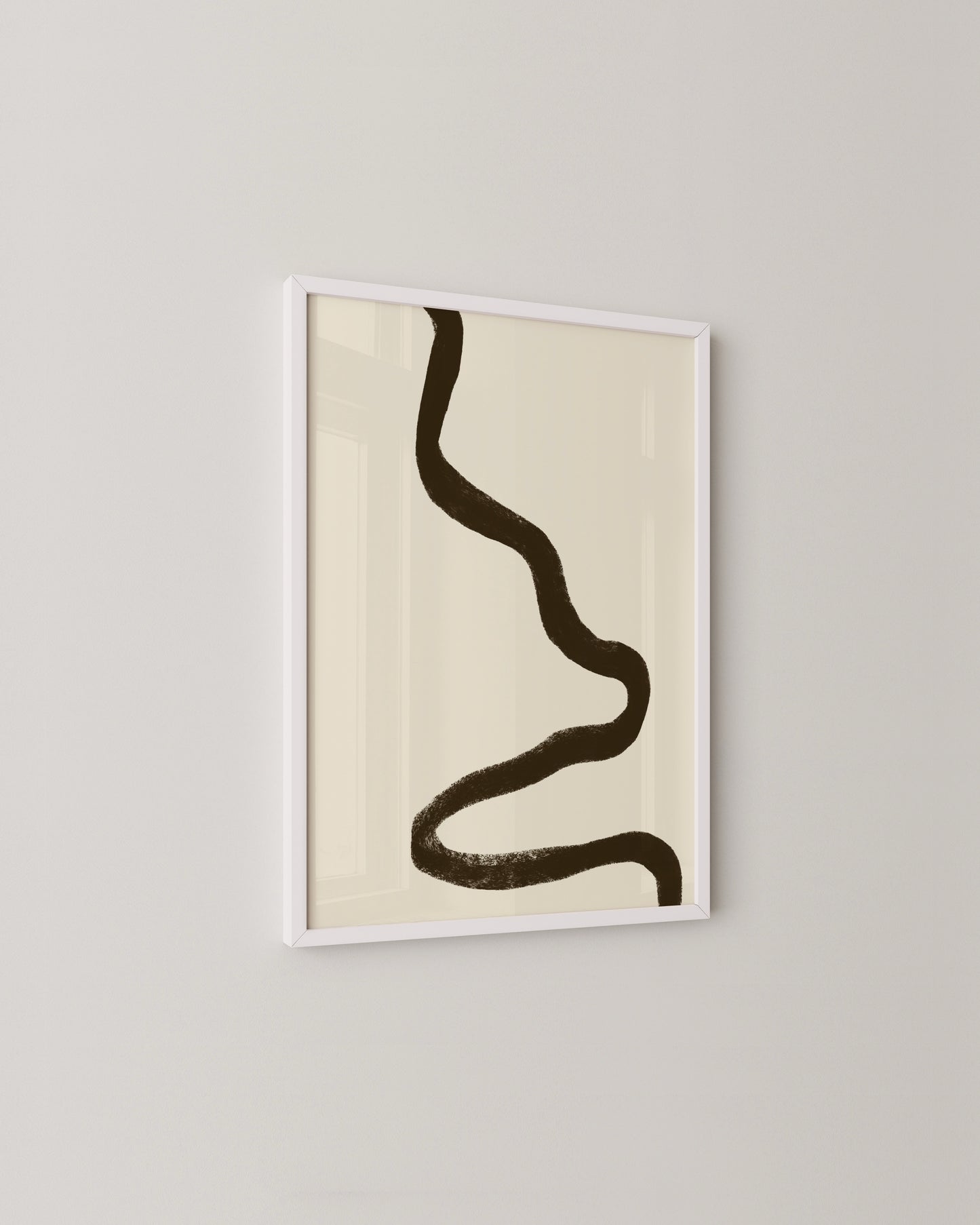 Brown Wave Print- Wall Art -Paperhus- Printable wall art - Instant downloads - DIY home decor -Paperhus