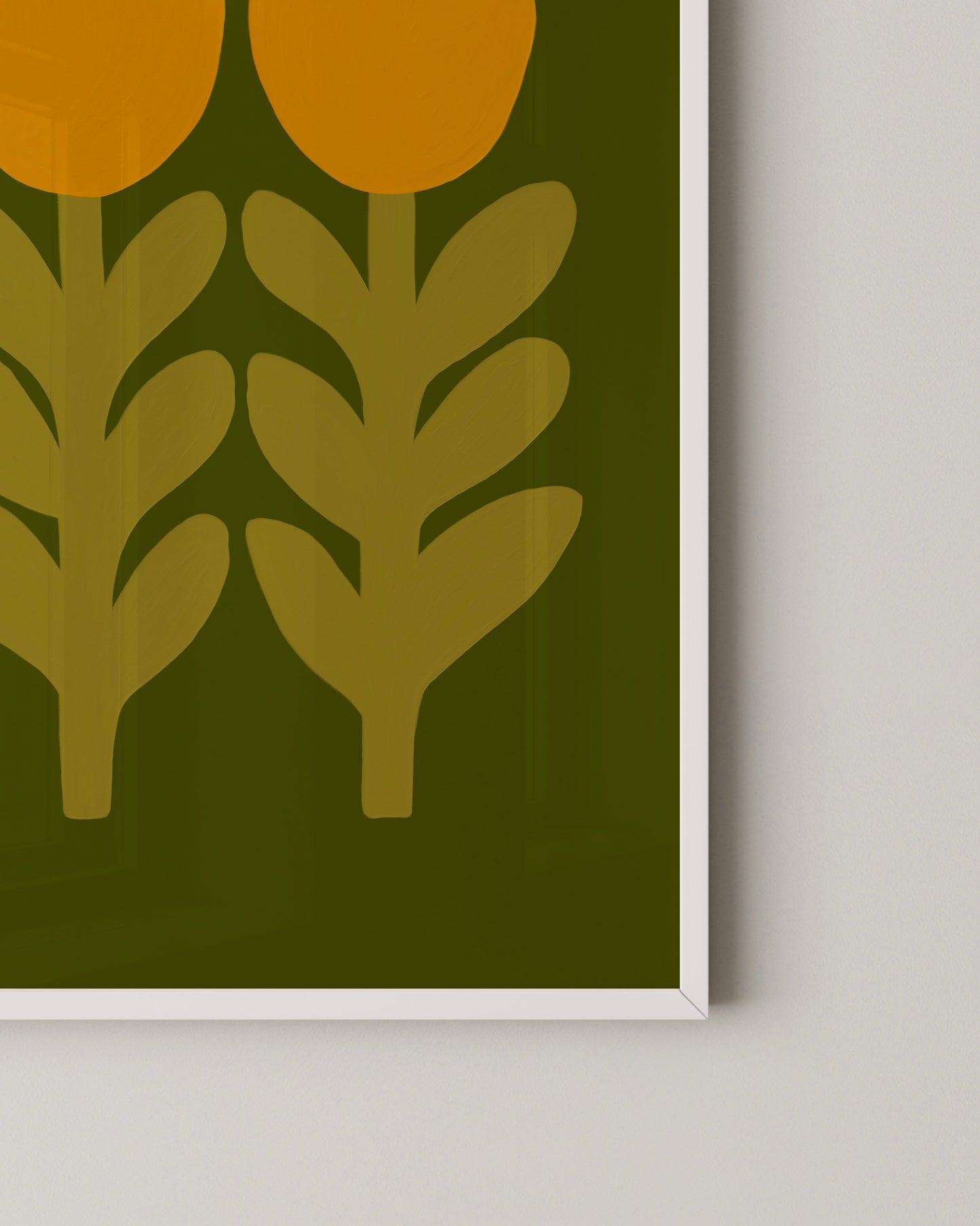 Retro Tulips Print