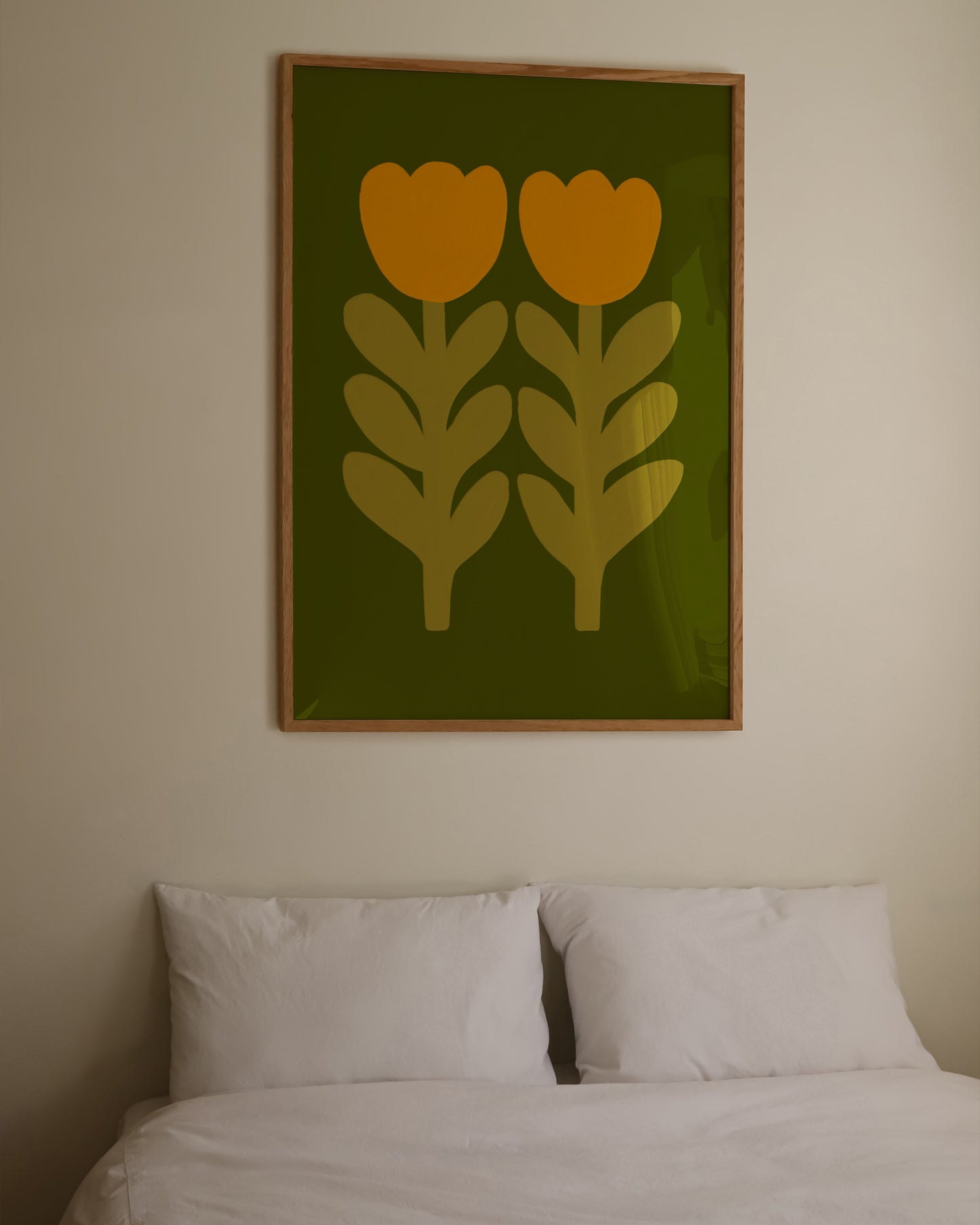 Retro Tulips Print