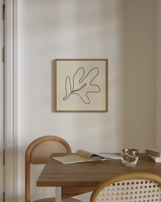 Leaf Illustration Printable Wall Art | Digital Download printable wall art by Paperhus