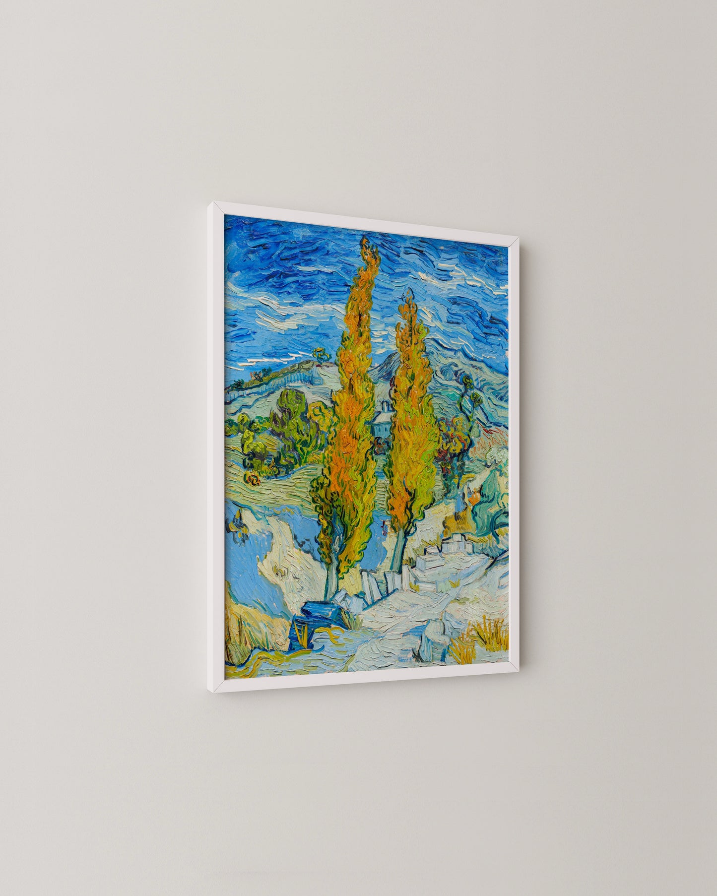 Road With Cypress Print