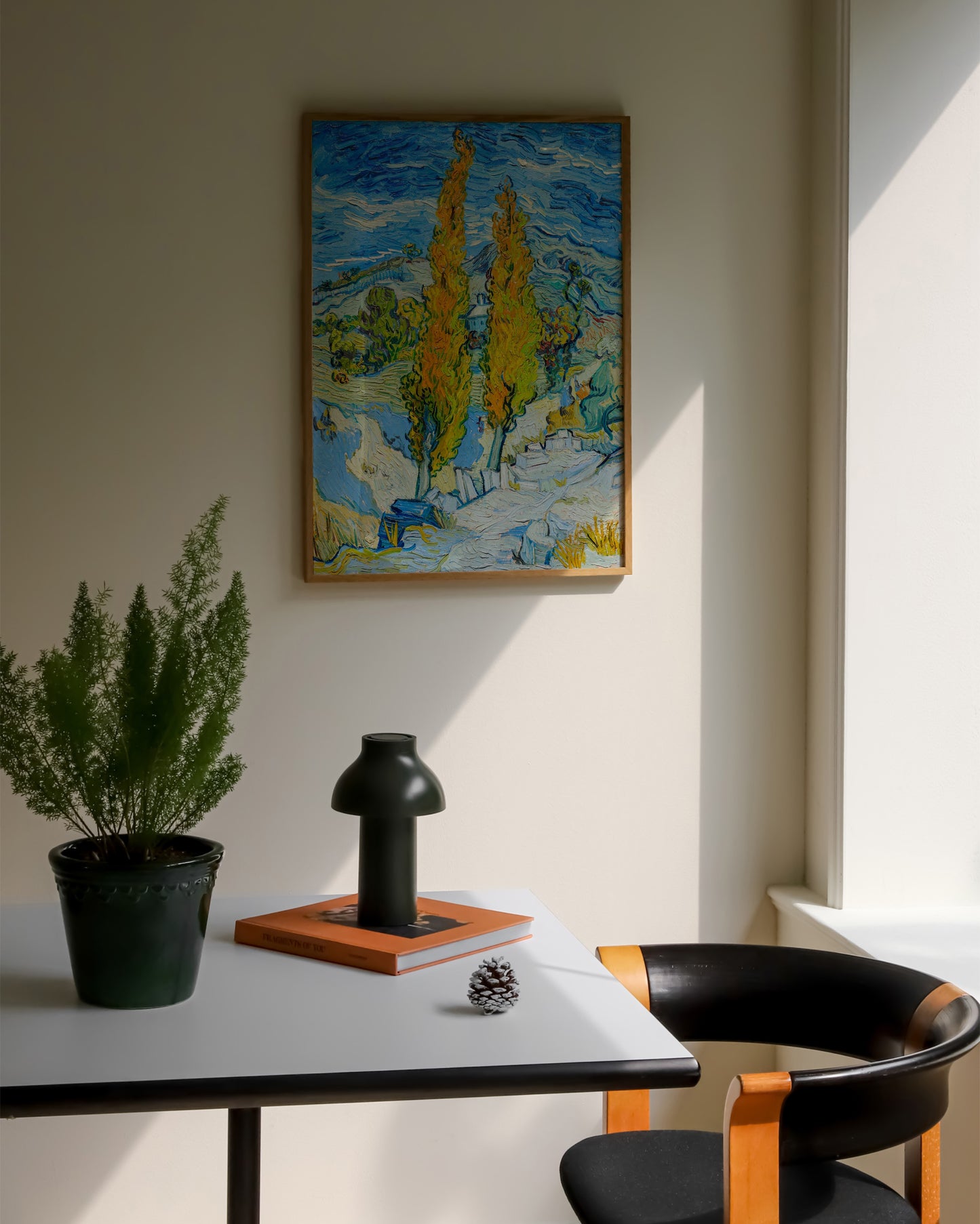 Road With Cypress Print