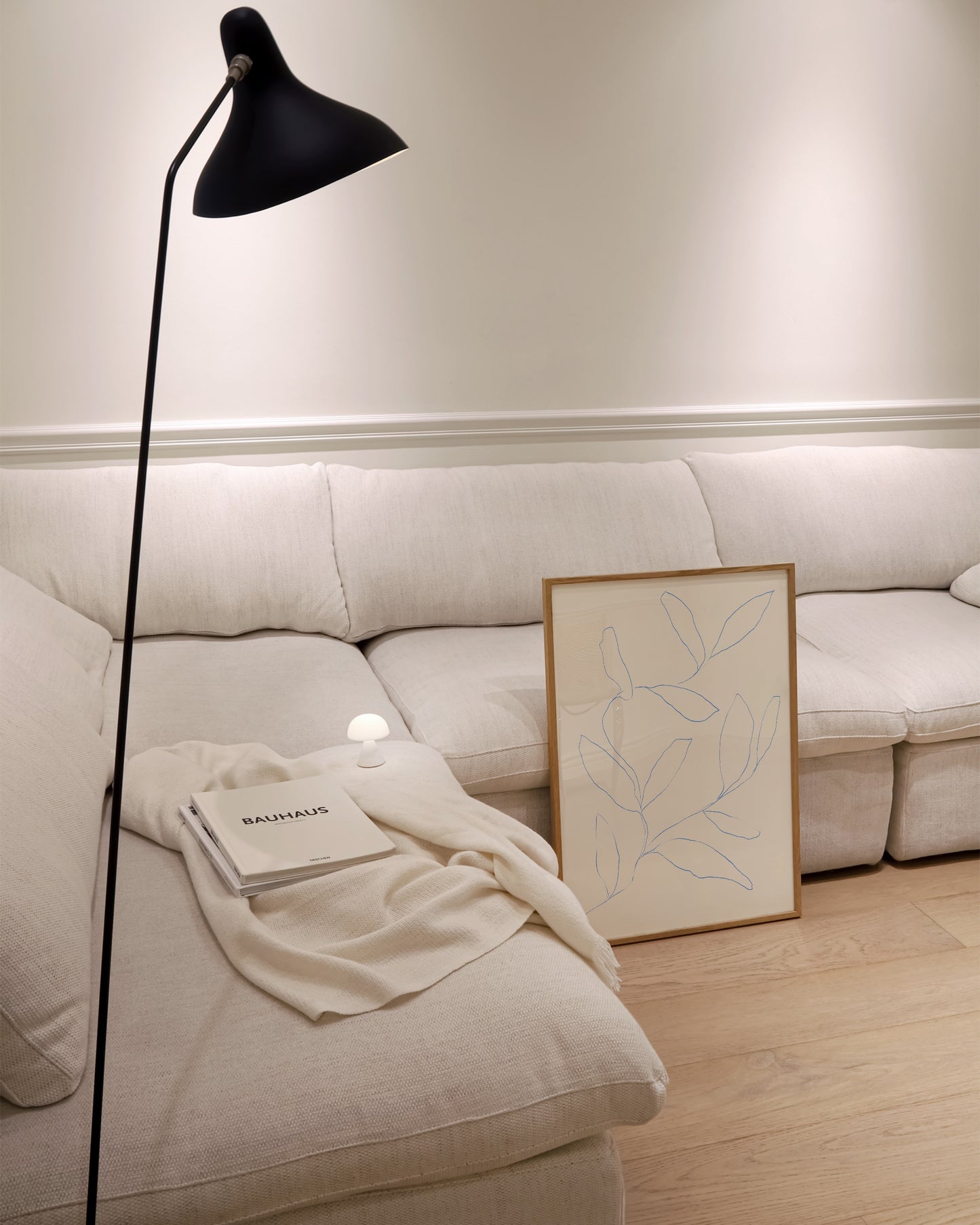 Blue Botanical Line Print- Wall Art -Paperhus- Printable wall art - Instant downloads - DIY home decor -Paperhus