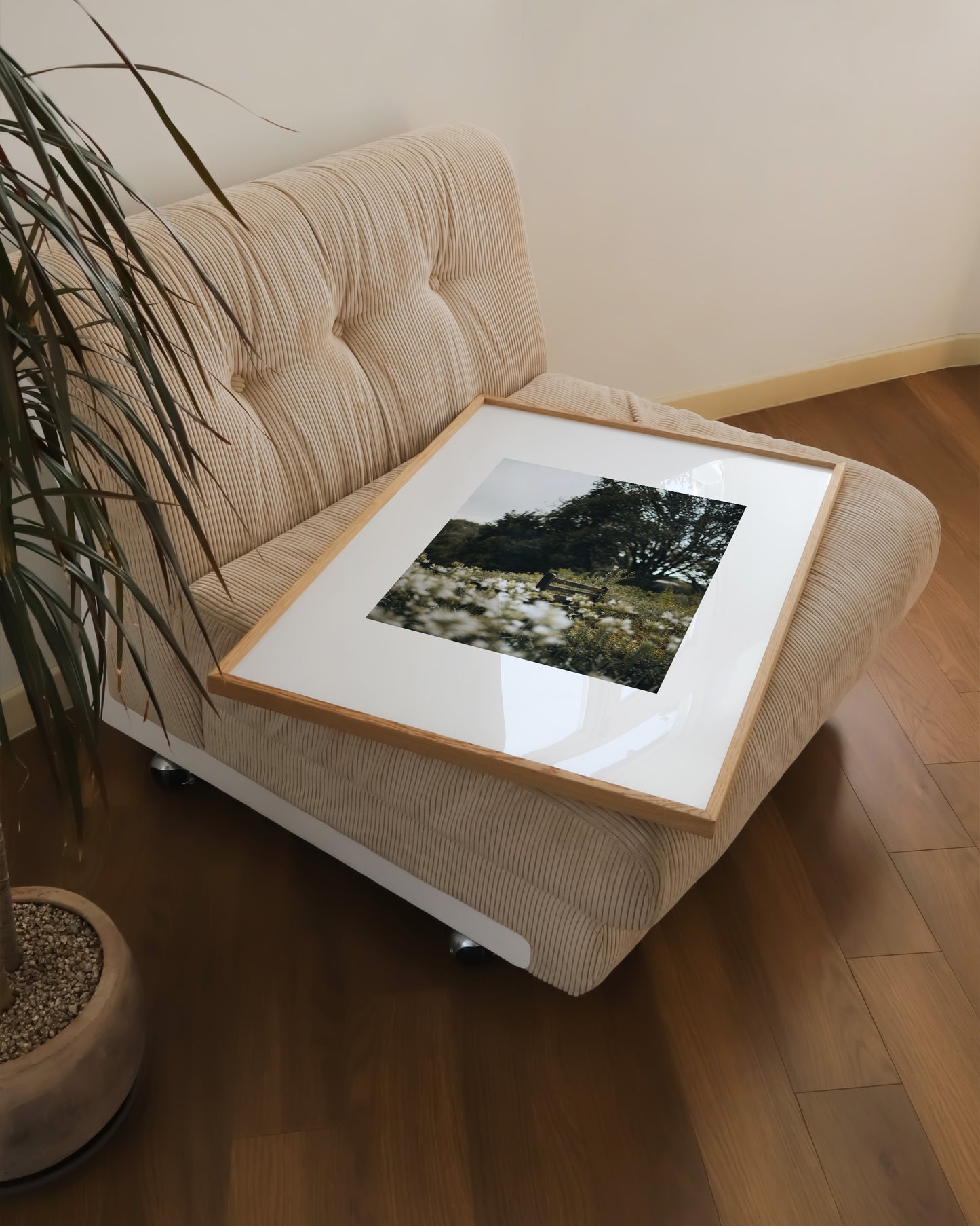 Bench in Bloom Print
