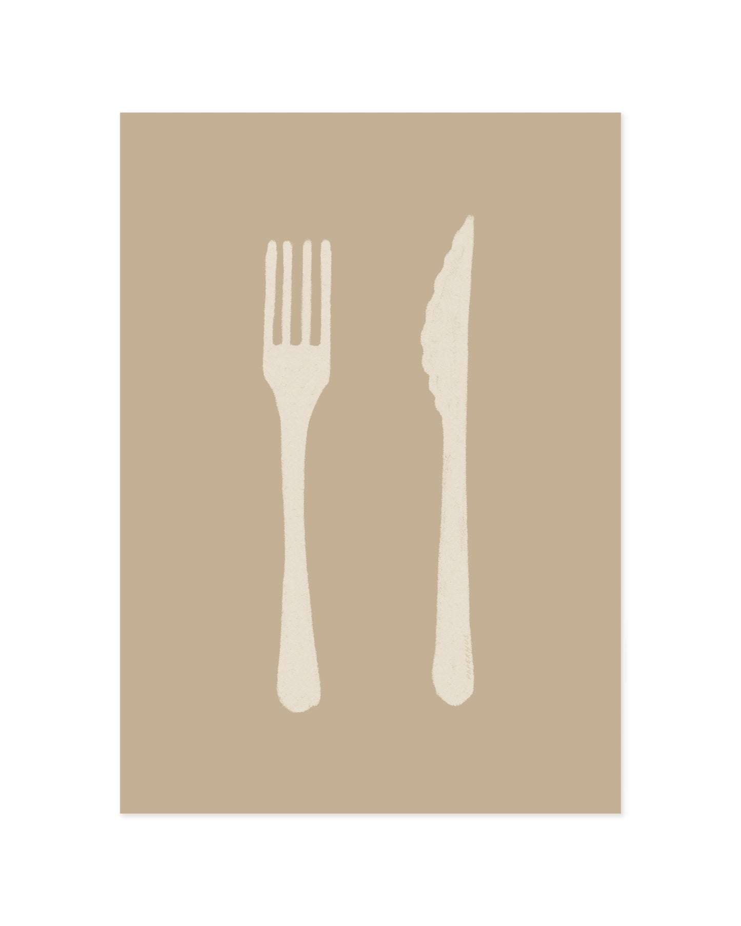 Kitchen Objects. Cutlery I printable wall art by Paperhus