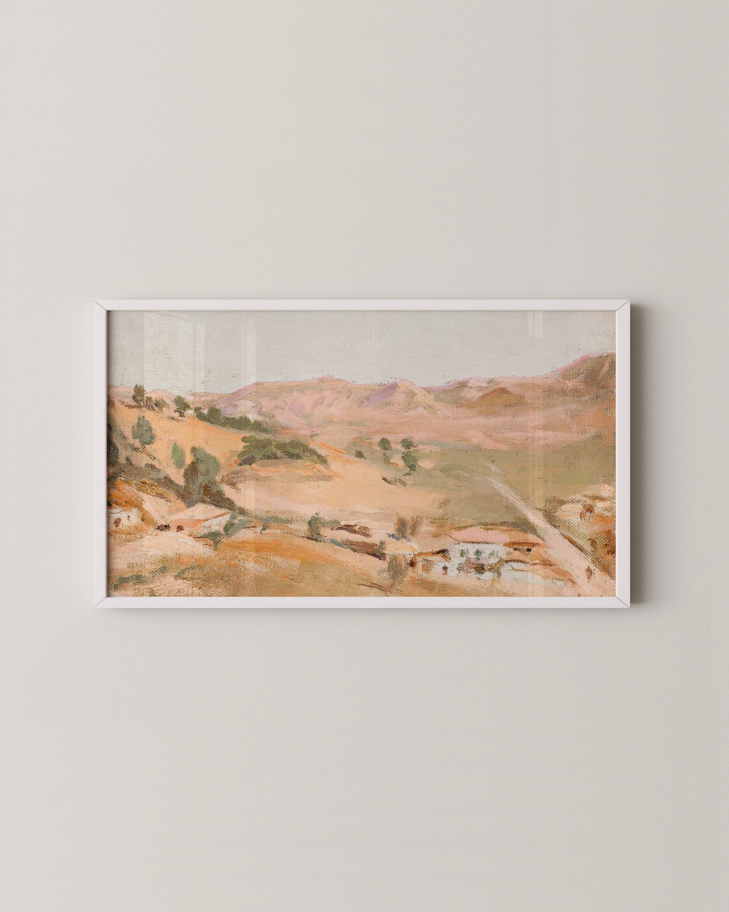 Rustic Hillside TV Art