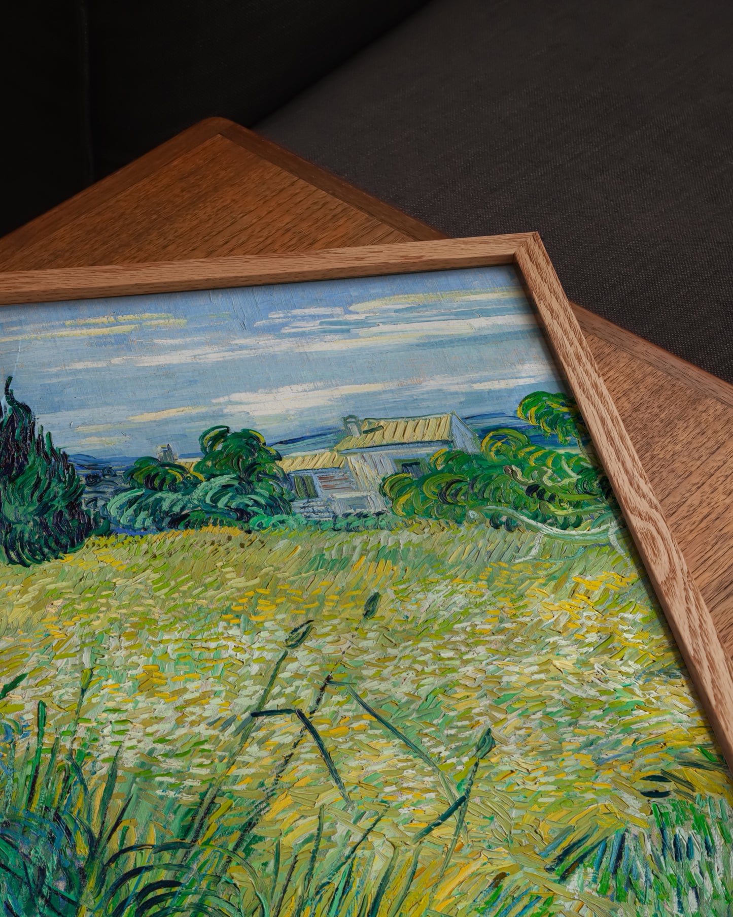 Van Gogh. Green Wheat Field printable wall art by Paperhus