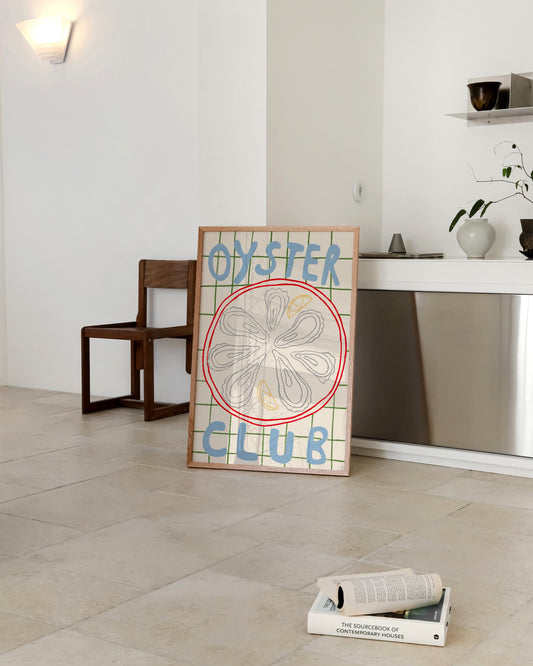 Oyster Club Printable Wall Art | Digital Download printable wall art by Paperhus