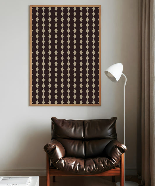 Harlequin Study V printable wall art by Paperhus