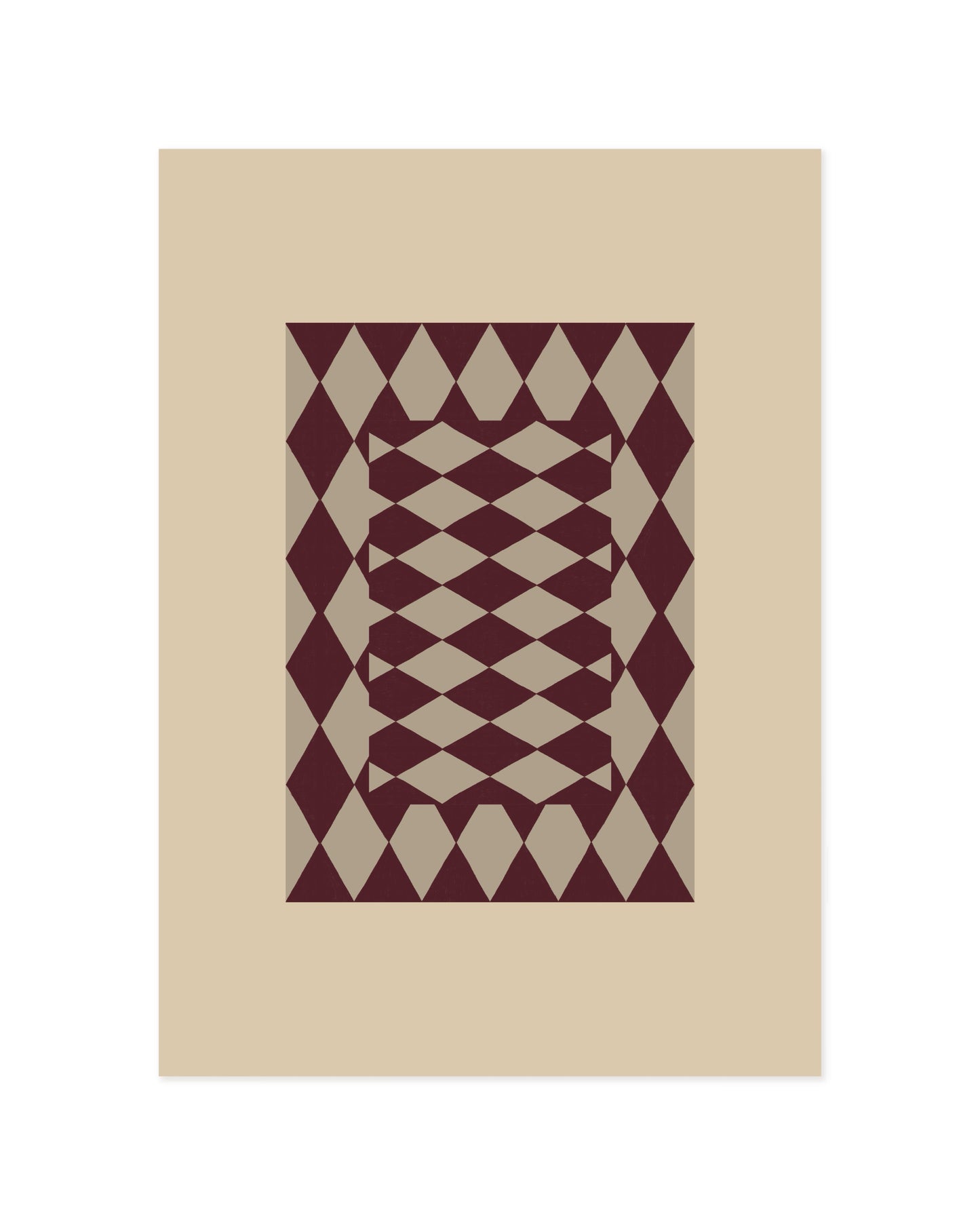 Harlequin Study VII printable wall art by Paperhus