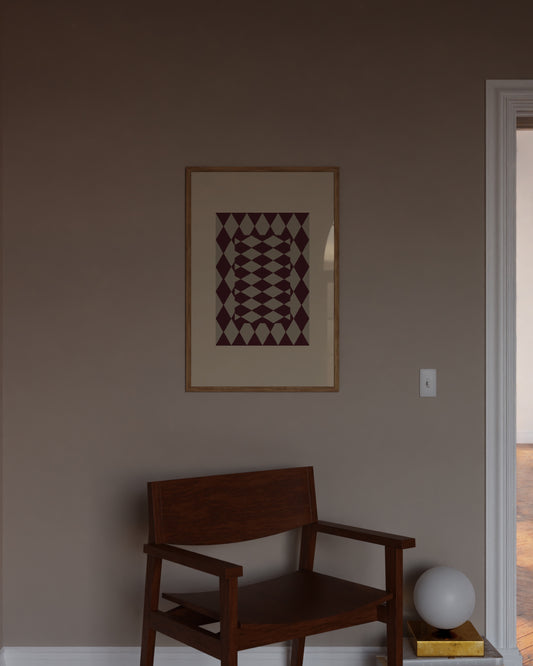 Harlequin Study VII printable wall art by Paperhus