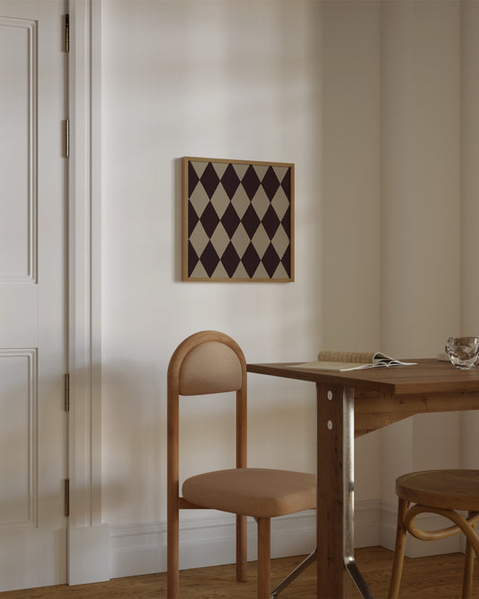 Harlequin Study IX printable wall art by Paperhus