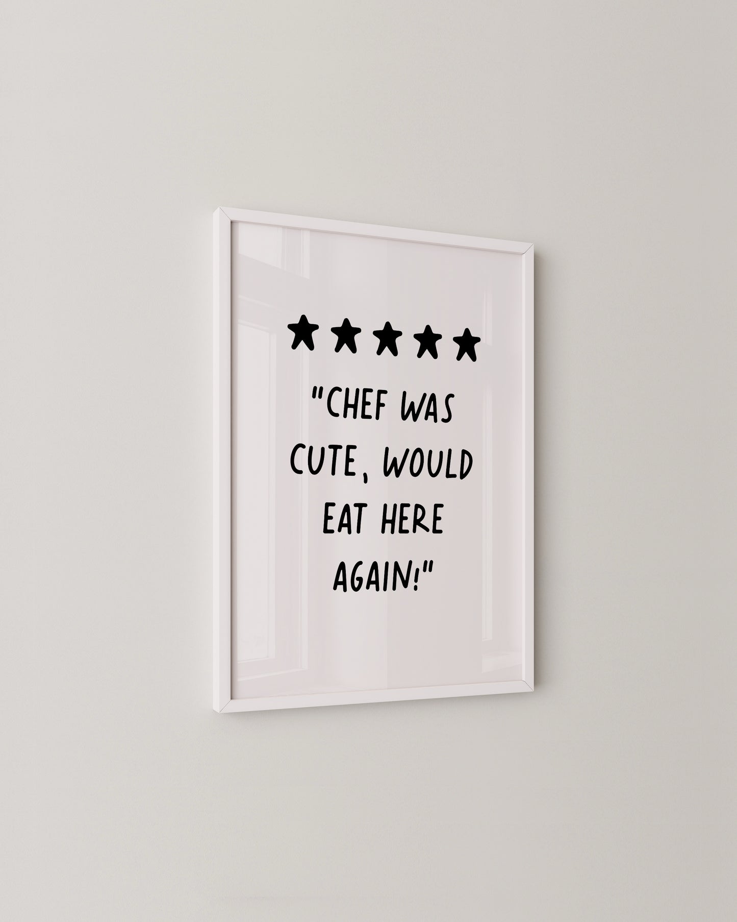 5-Star Chef Print- Wall Art -Paperhus- Printable wall art - Instant downloads - DIY home decor -Paperhus