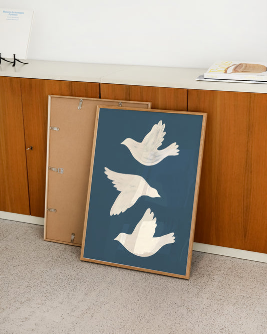 Dove Illustration Printable Wall Art | Digital Download printable wall art by Paperhus