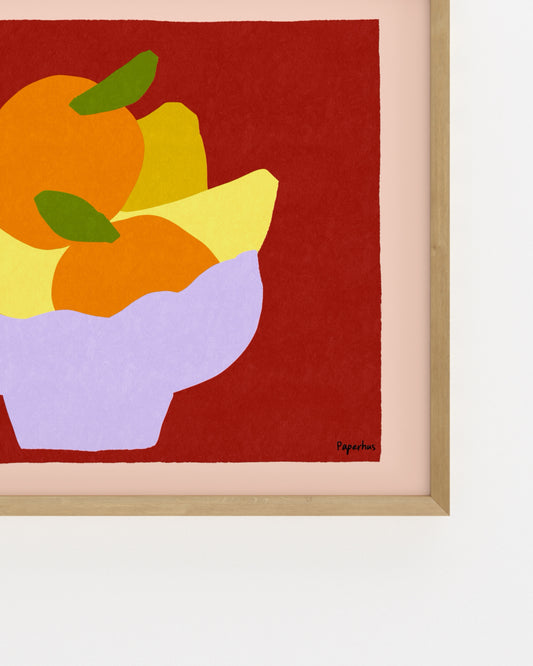Still Forms. Fruit Bowl printable wall art by Paperhus