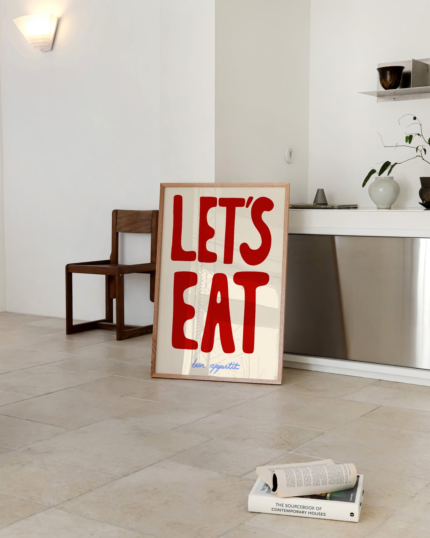 Let’s Eat Typography Print- Wall Art -Paperhus- Printable wall art - Instant downloads - DIY home decor -Paperhus