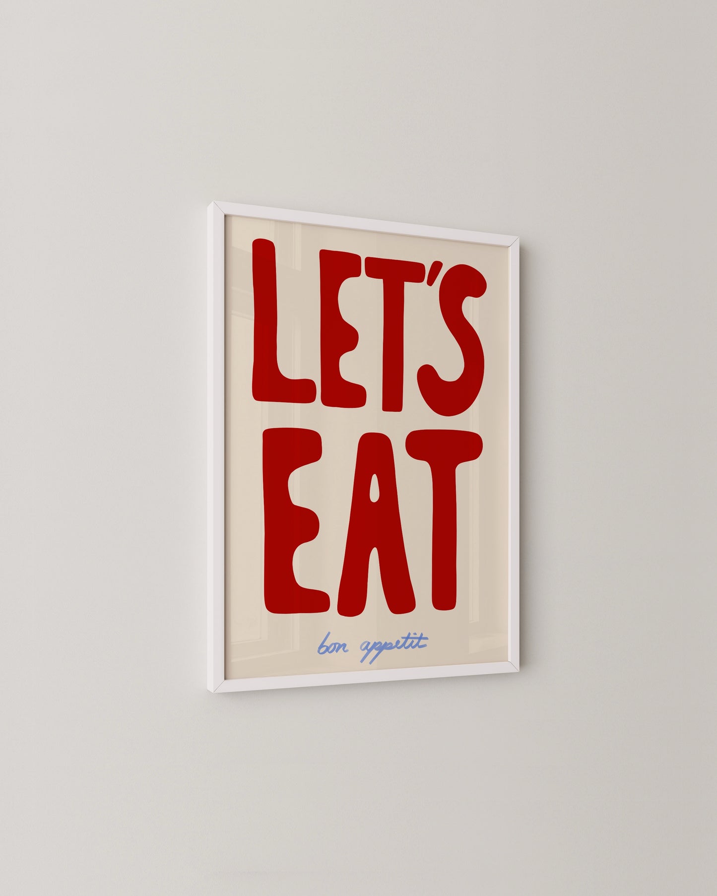 Let’s Eat Typography Print- Wall Art -Paperhus- Printable wall art - Instant downloads - DIY home decor -Paperhus