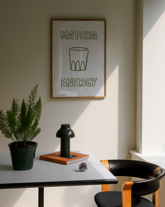 Matcha Illustration Printable Wall Art | Digital Download printable wall art by Paperhus