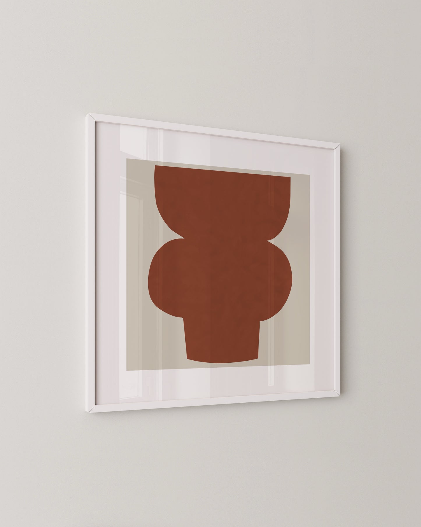 Rust Abstract Shape Print- Wall Art -Paperhus- Printable wall art - Instant downloads - DIY home decor -Paperhus