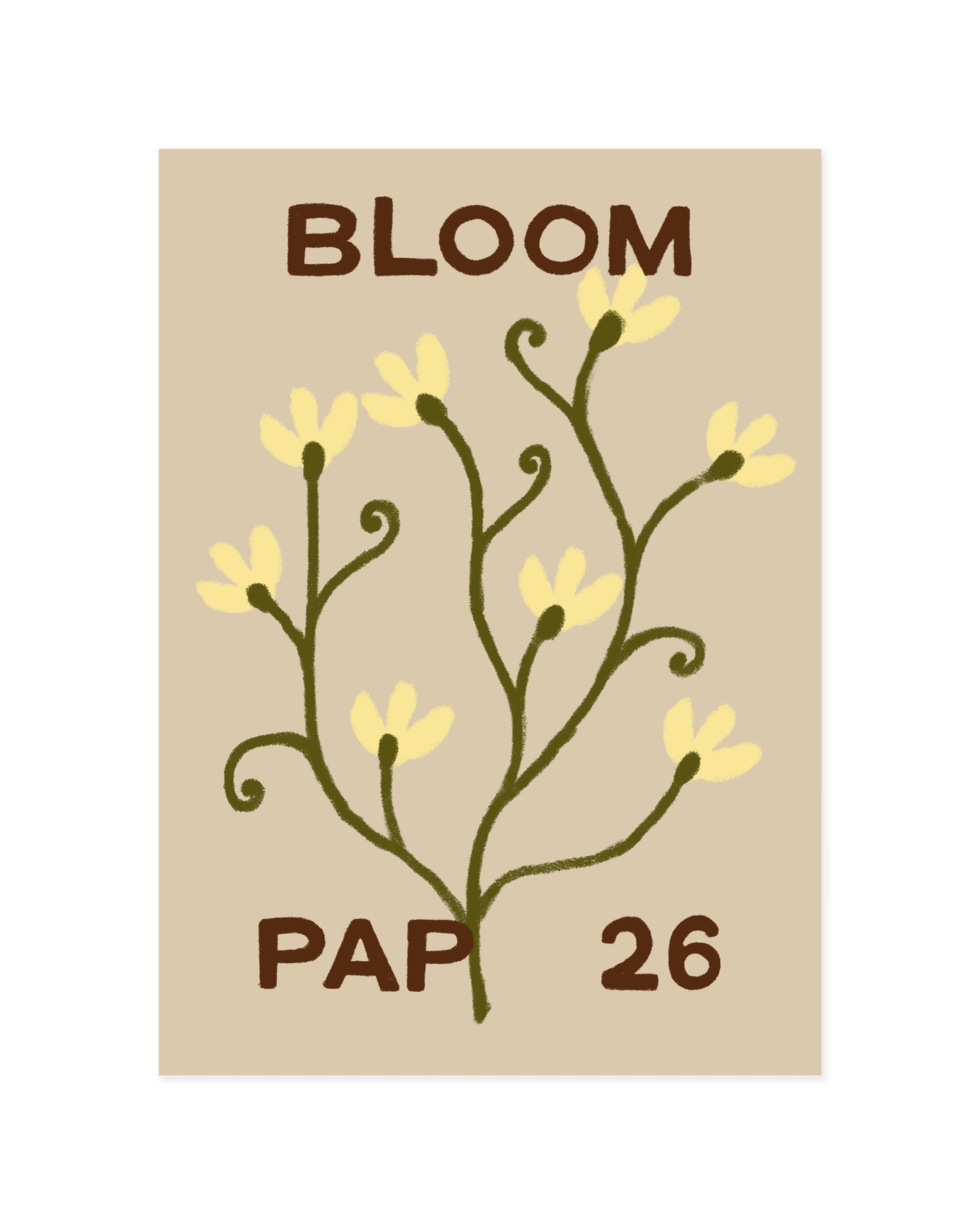 Bloom Series printable wall art by Paperhus