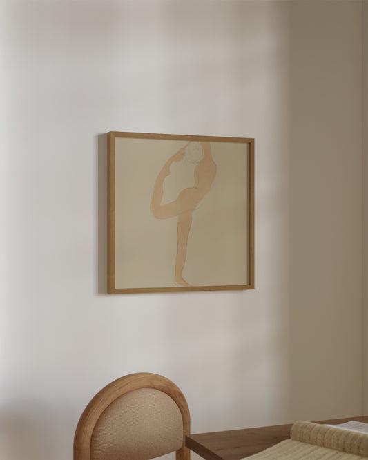 Elegant Line Figure Print original printable wall art by Paperhus