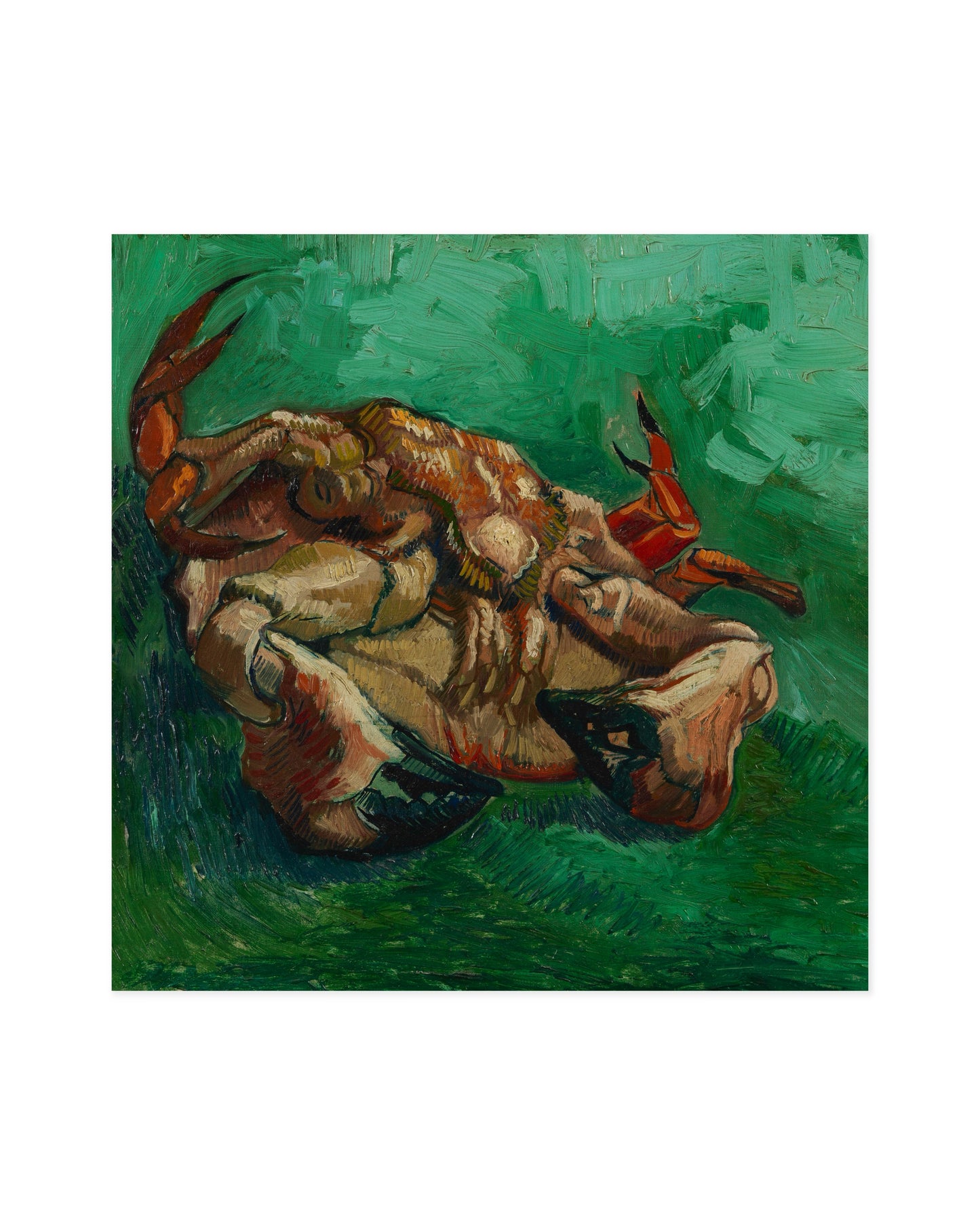 Van Gogh. A Crab On Its Back printable wall art by Paperhus