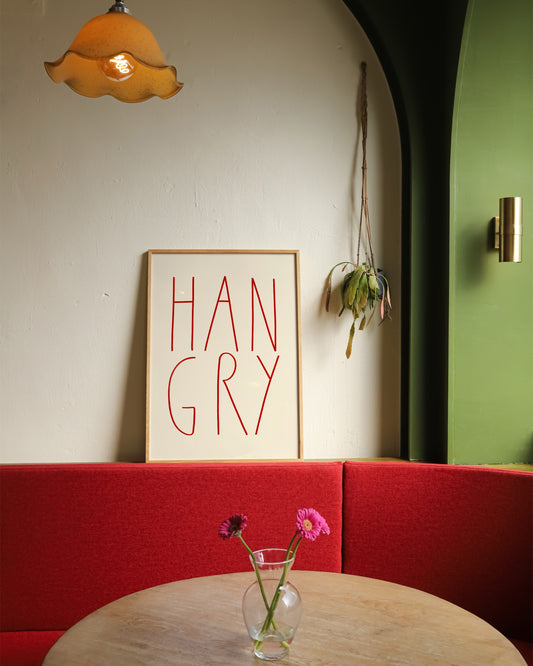 Hangry Printable Wall Art | Digital Download printable wall art by Paperhus