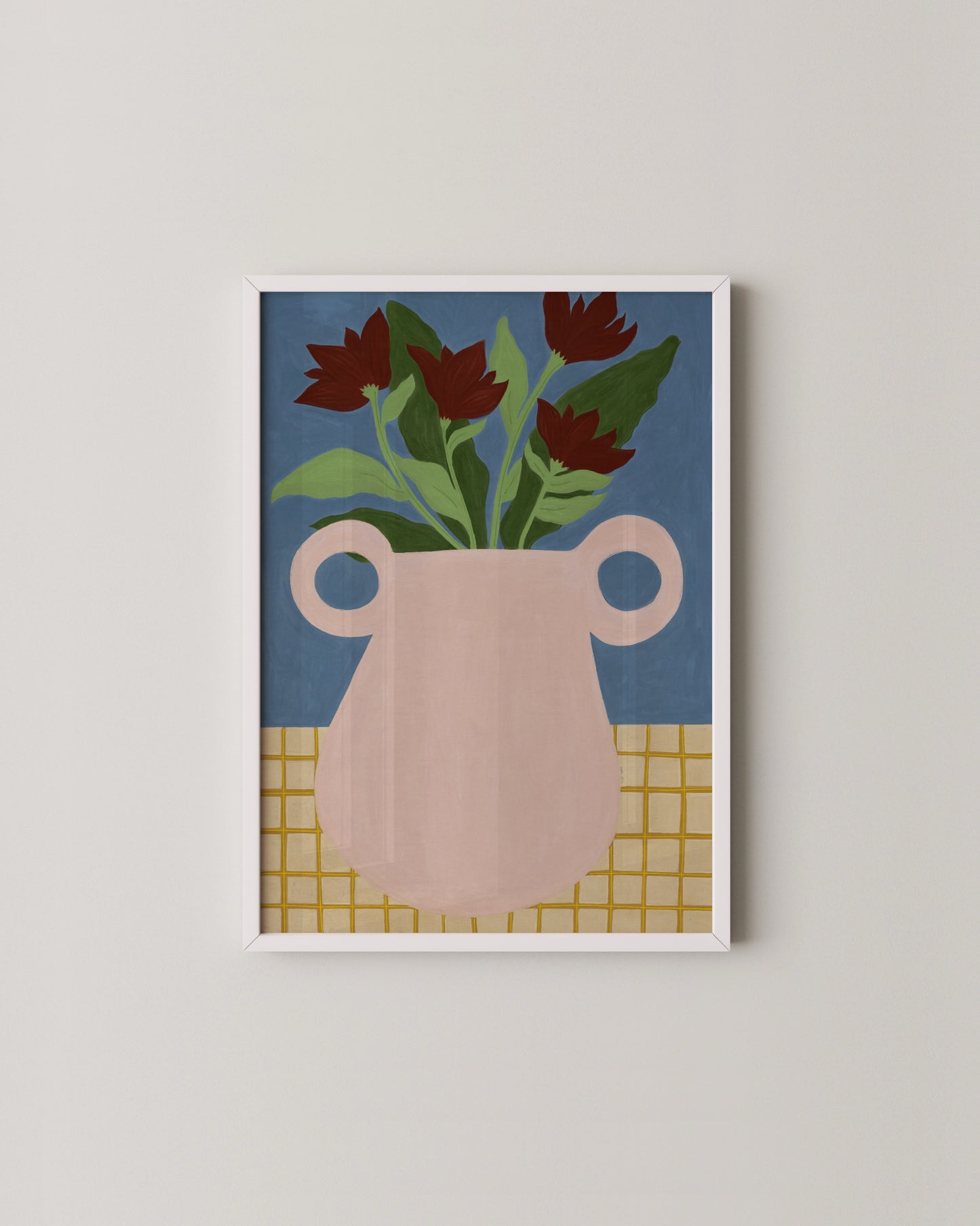 Bold Floral Vase Print- Wall Art -Paperhus- Printable wall art - Instant downloads - DIY home decor -Paperhus