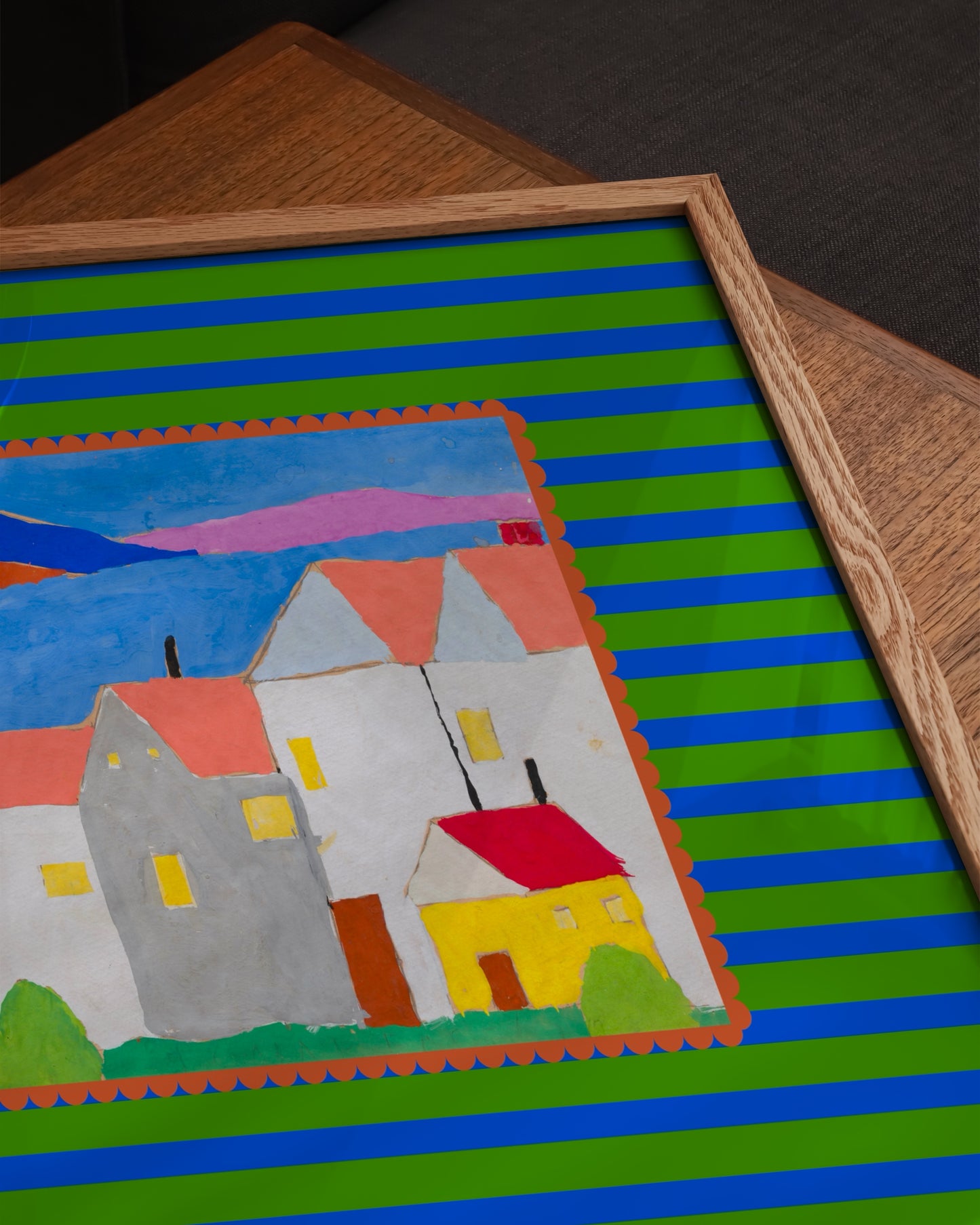 Colourful Village Print- Wall Art -Paperhus- Printable wall art - Instant downloads - DIY home decor -Paperhus