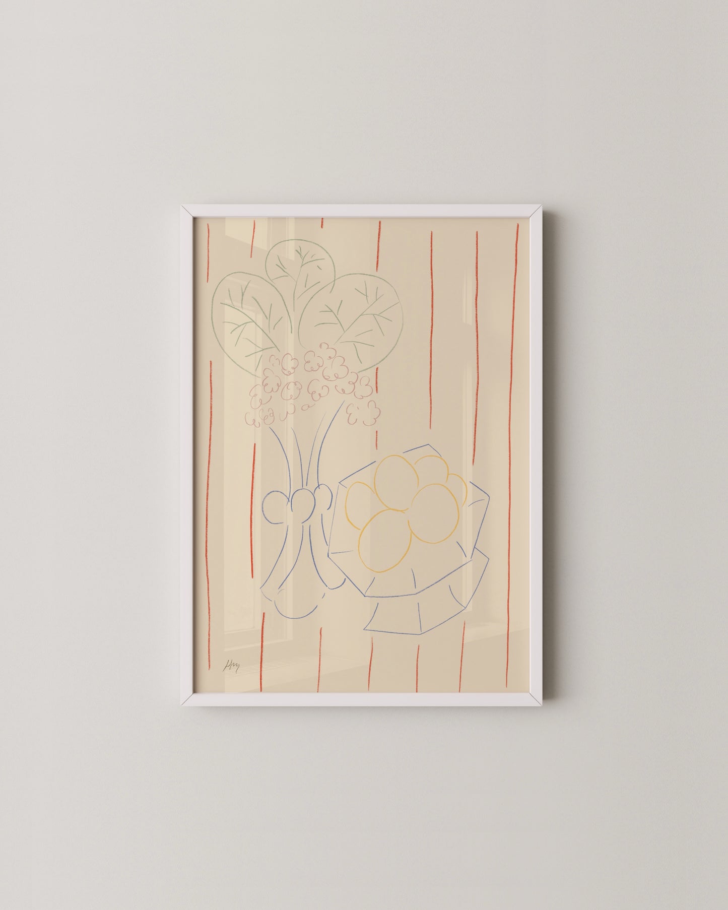 Matisse Line Drawing Print- Wall Art -Paperhus- Printable wall art - Instant downloads - DIY home decor -Paperhus