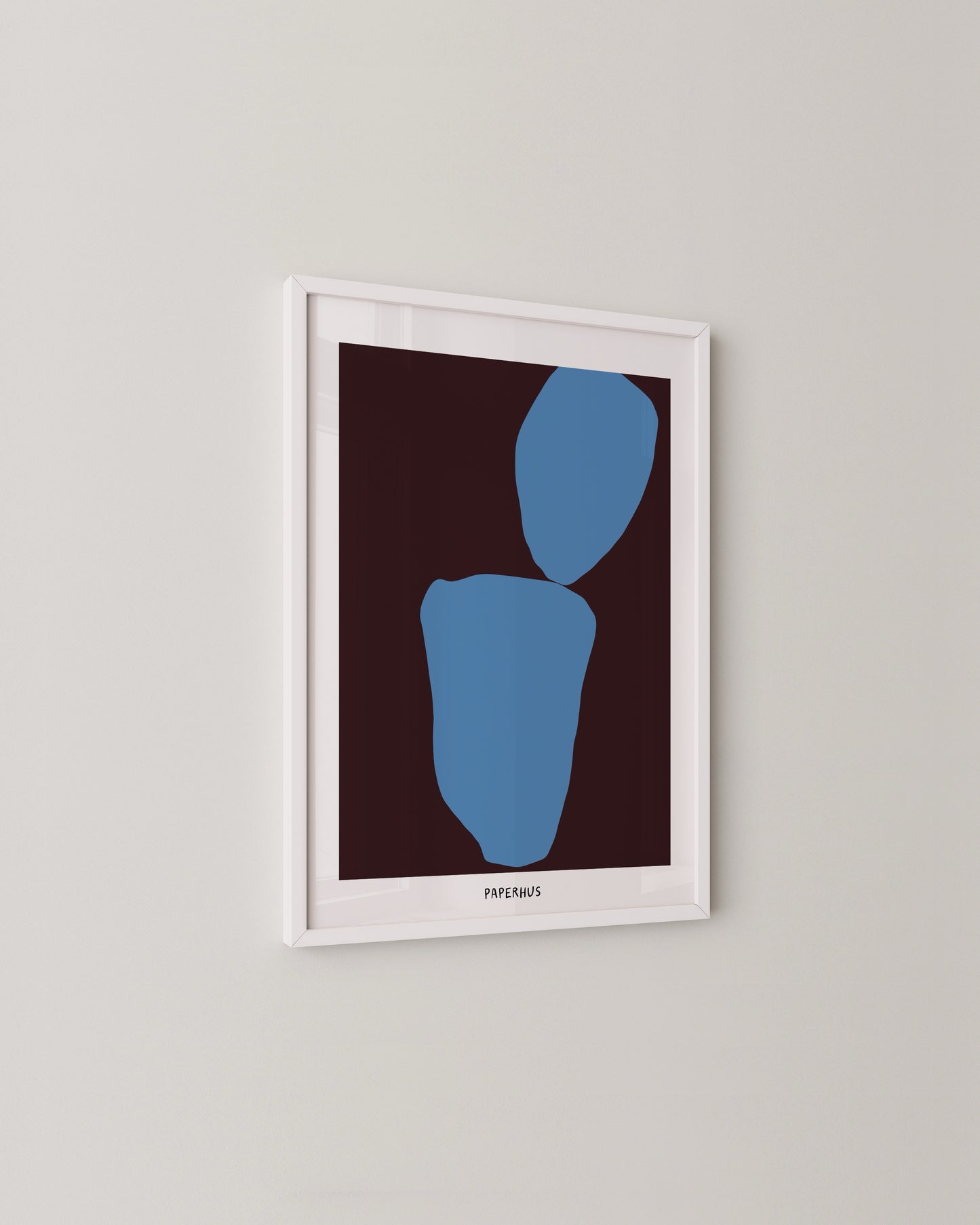 Blue Burgundy Print- Wall Art -Paperhus- Printable wall art - Instant downloads - DIY home decor -Paperhus