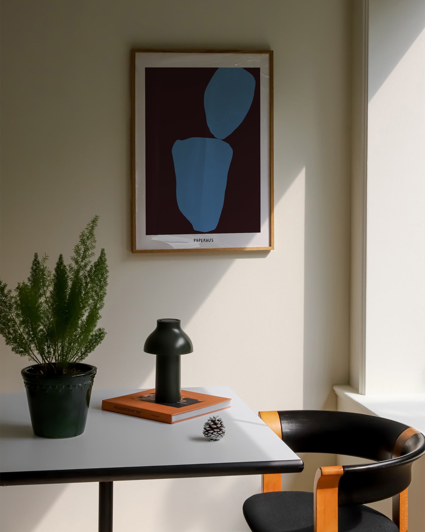 Blue Burgundy Print- Wall Art -Paperhus- Printable wall art - Instant downloads - DIY home decor -Paperhus