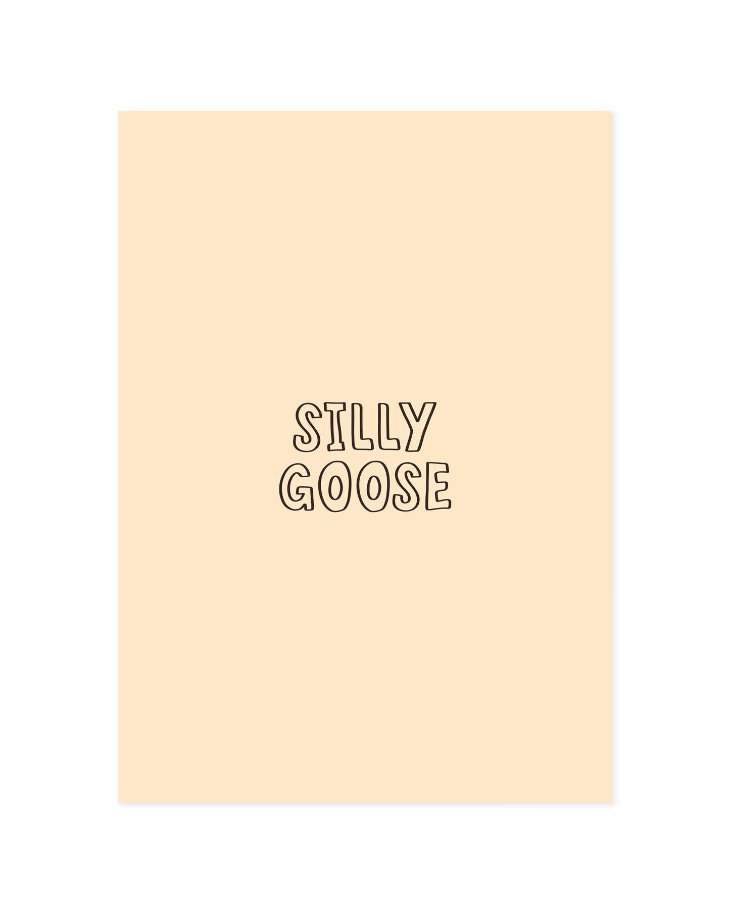 Silly Goose Printable Wall Art | Digital Download printable wall art by Paperhus